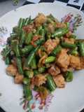 Tumis Tempe Kacang Panjang