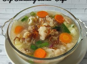 Foto resep Sop Sandung Lamur Sapi (Bumbu Mentah Cemplung)