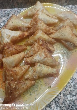 صورة لوصفة سمبوسك بحشوات مختلفة 🥟