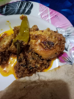 A picture of Chicken Achari Handi 🍲🍲🍲.
