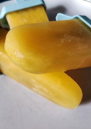 Una foto de Helado o polos de Naranja 🍊🍧