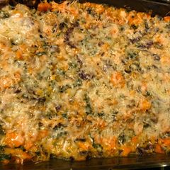 A picture of Vegetable bake.