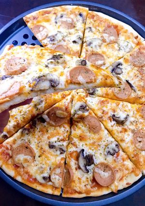 Foto resep Thin Crust Pizza