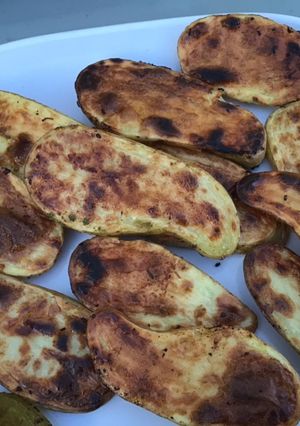 Une photo de Pommes de terre grillées à la plancha