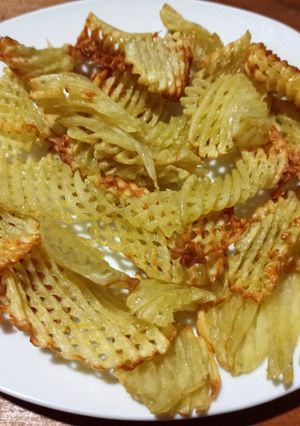 Una foto de Papas rejilla en airfryer
