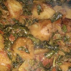 A picture of Methi Aloo.