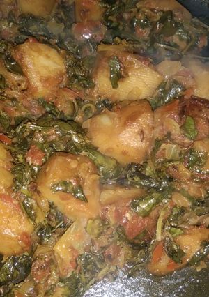 A picture of Methi Aloo.