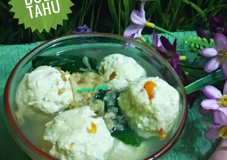 Olahan SOP bola -bola tahu | Bahan Membuat SOP bola -bola tahu Yang Sedap