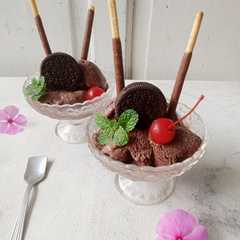 Es Krim Coklat (Tanpa SP)-レシピのメイン写真