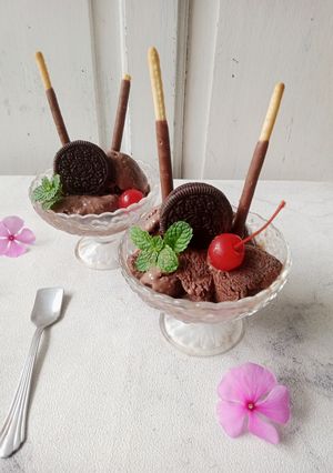 Foto resep Es Krim Coklat (Tanpa SP)