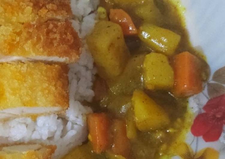 Bagaimana Menyiapkan Chicken Katsu w/ Curry Anti Gagal