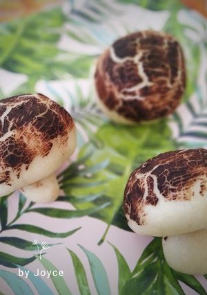 Hình của món Bánh bao hình nấm.