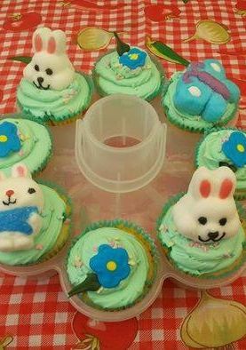 Una foto de Cupcakes de chabacano de pascua