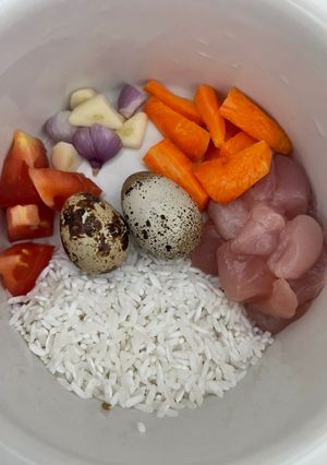 Foto resep MPASI 6M+ AYAM WORTEL TELUR