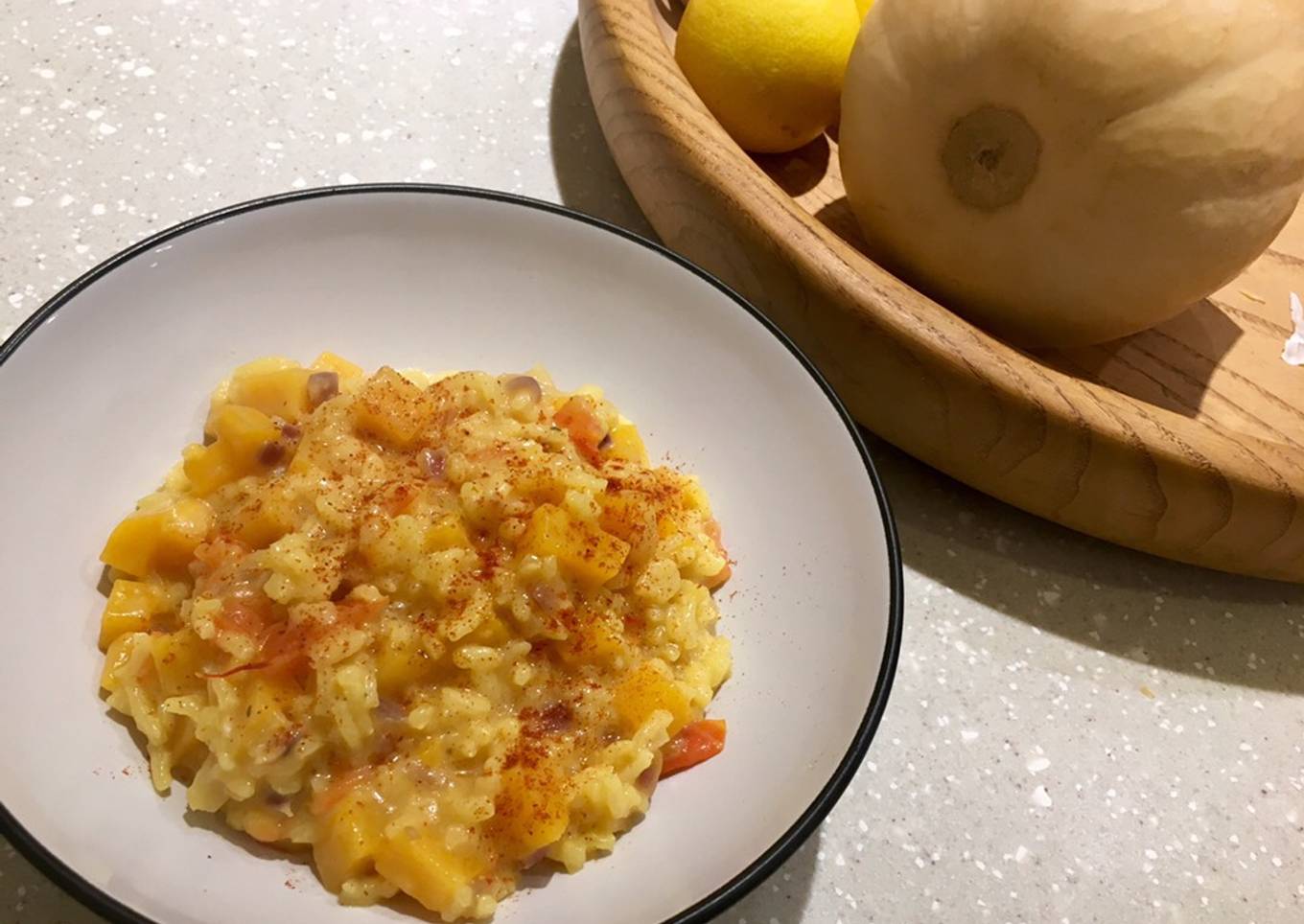 Squash & Saffron Risotto