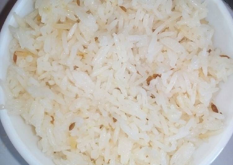 Simple Way to Make Any-night-of-the-week Rice steamed in sprite soda #5orlessingredientsrecipecontest