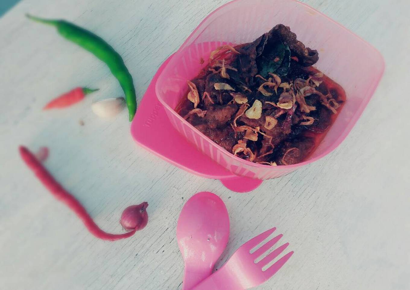 Rendang daging rasa nendang😀# KitaBerbagi