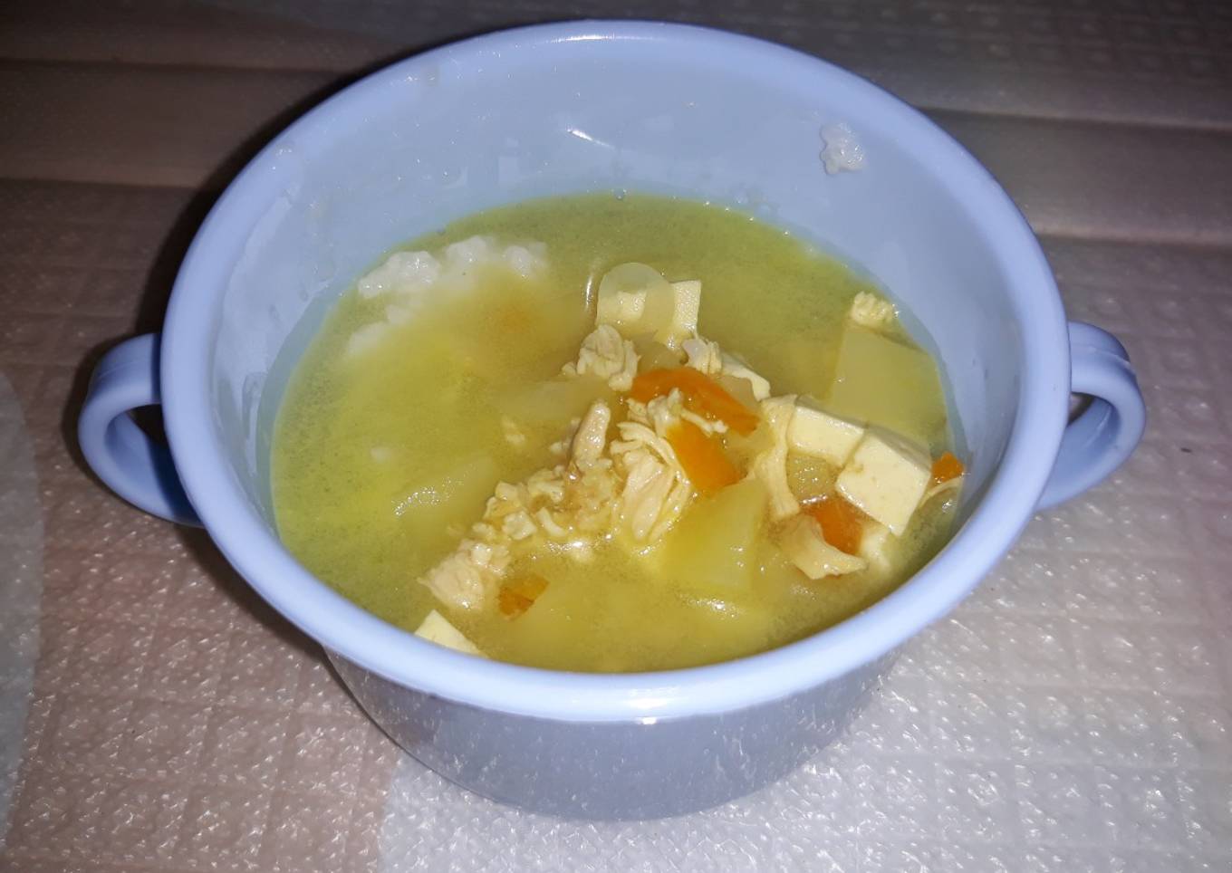 Sup Ayam tahu Mpasi 10 bulan