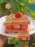 แซนวิชสตรอว์เบอร์รี่โยเกิร์ต​