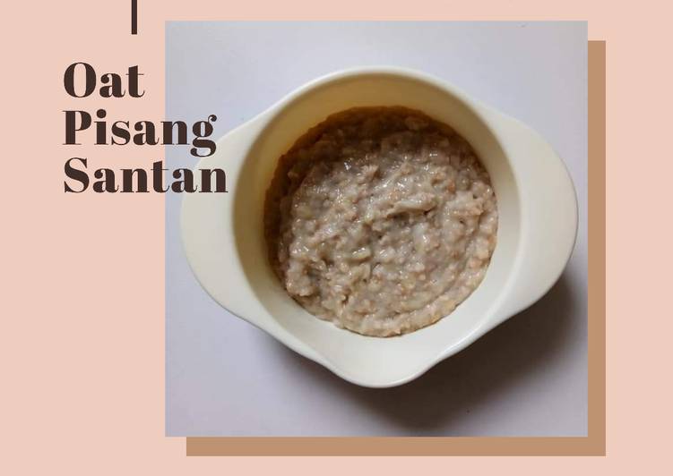 Oat pisang santan (recook dari resep klinik mpasi) MPASI 9MO+