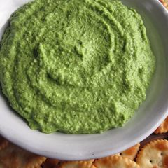 A picture of Edamame & Watercress Dip.