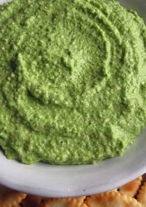 A picture of Edamame & Watercress Dip.