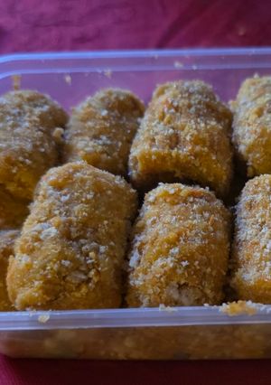 Una foto de Croquetas de zanahoria