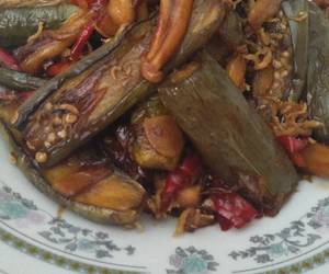 Gampangnya Menyajikan Terong teri masak kecap Paling Enak