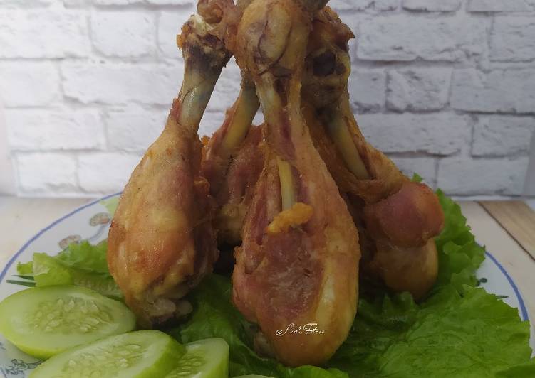 Resep !ENAK 142. Fried Chicken (Ayam Goreng Ungkep) masakan rumahan simple