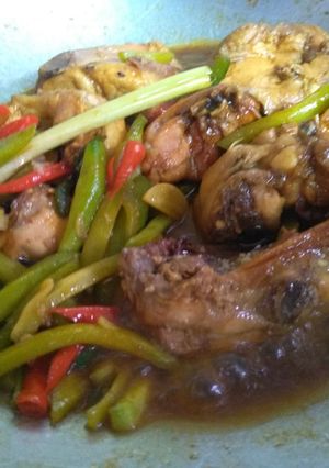 Foto resep Ayam Kecap mix labu siam
