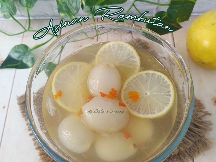 Easy Ways Prepare Recipes Asinan Rambutan the So Delicious Make You Drink.