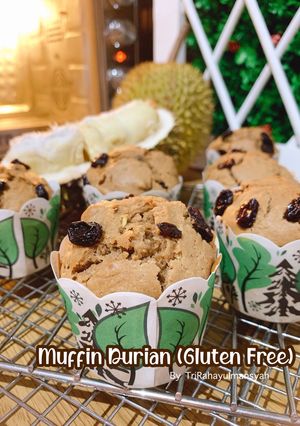 Foto resep Muffin Durian (Gluten Free)