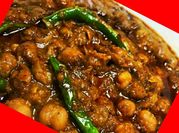 A picture of authentic punjabi chole