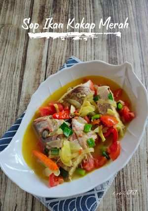 Foto resep Sop Ikan Kakap Merah