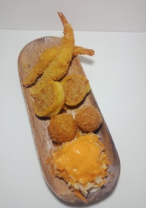 Foto resep Ebi Furai & Quail egg fried