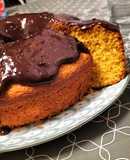Bolo de Cenoura com cobertura de Chocolate
