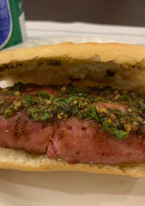 Una foto de Choripan a la gran P