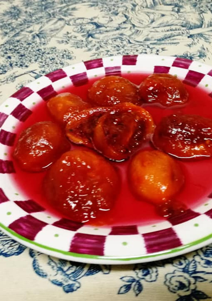 Una foto de Tamarillos en almíbar