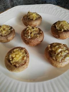 Una foto de Champiñones rellenos