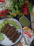 Pan fry seekh kebab