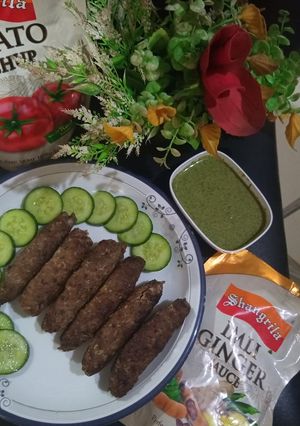 A picture of Pan fry seekh kebab.