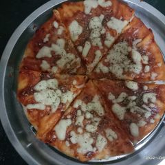 A picture of Homemade pizza.