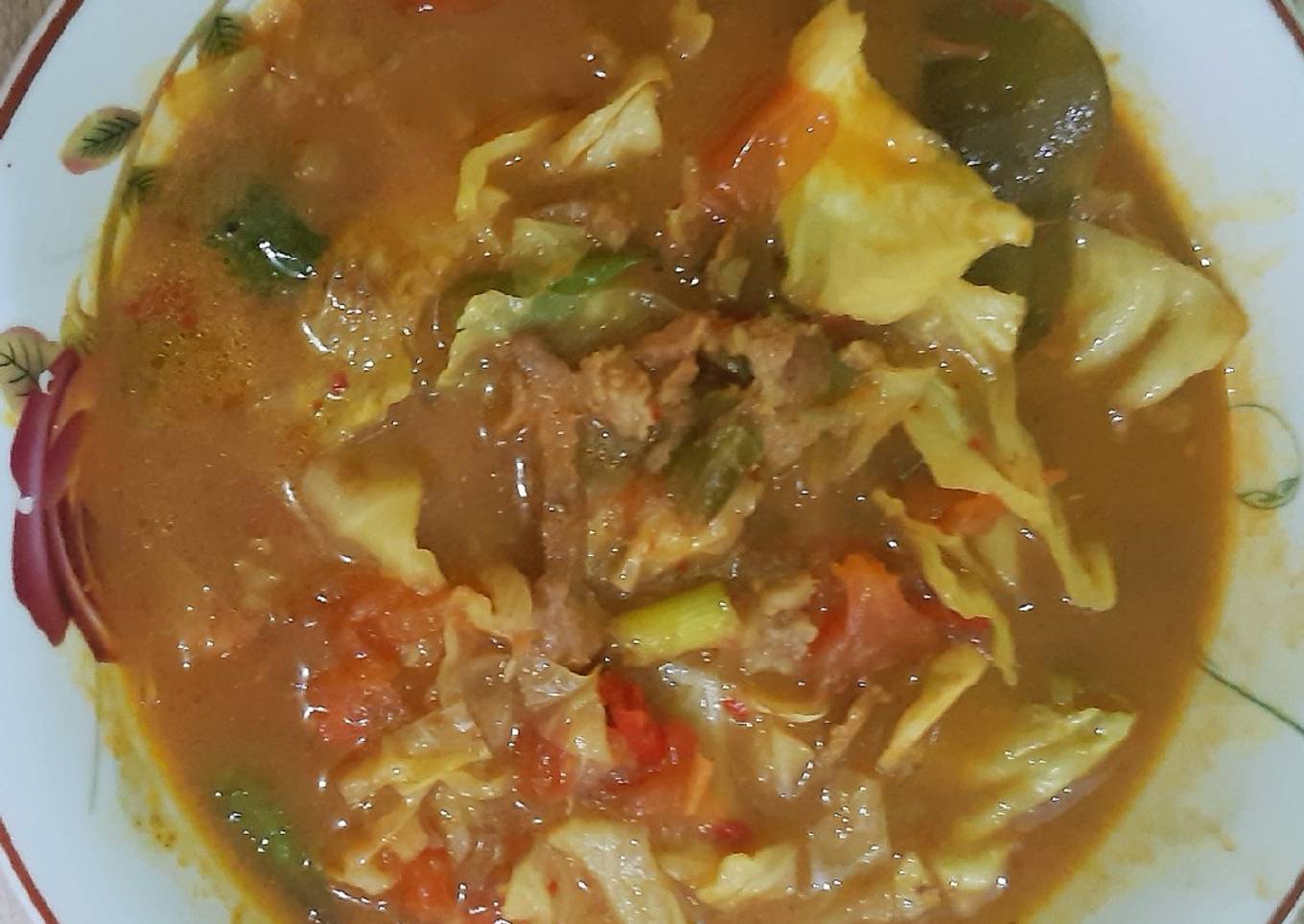 Tongseng sapi tanpa santan