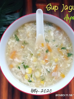 Foto resep Sup Jagung Ayam