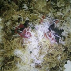 A picture of Beef biryani.