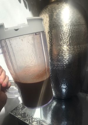 A picture of How to make a milkshake with no ice cream.