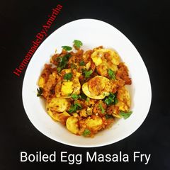 A picture of Egg masala fry.