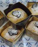 Muffins de maíz con ciruelas secas