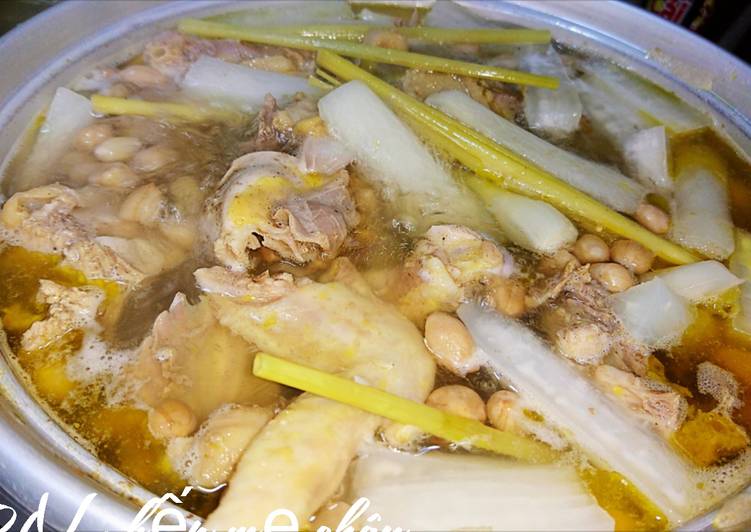 How to Make Ultimate Lẩu gà hầm sả