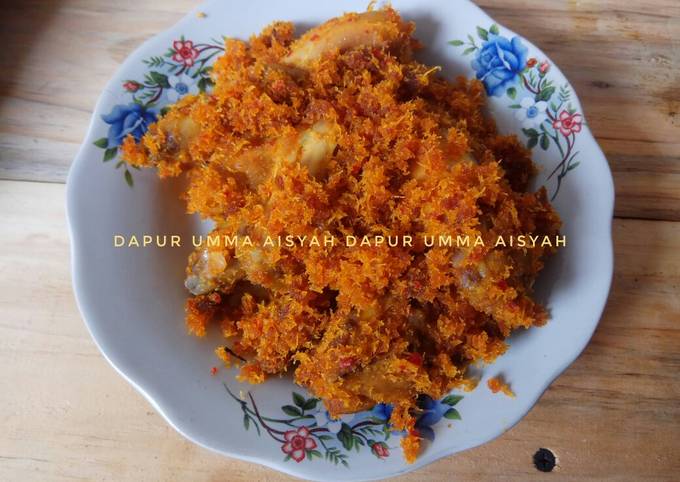 Standar Cara gampang buat Ayam serundeng kelapa  enak